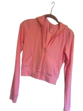 NWT Skims Soft Lounge Zip Up Hoodie BUMBLE GUM PINK Size Medium